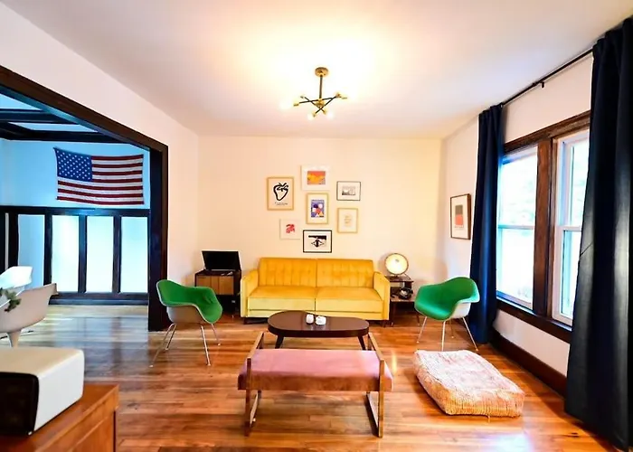 Luxe Mid-Century Styled Historic Townhouse #2